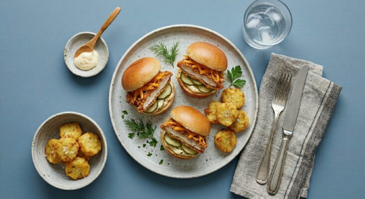 Southern Chicken Slider med rösti